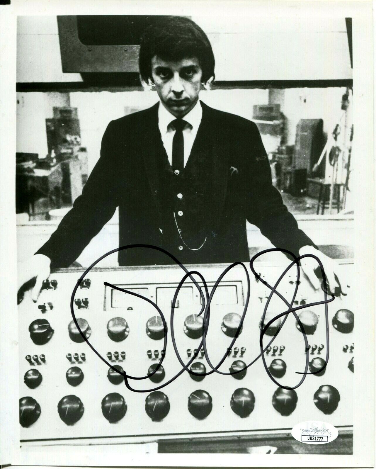 PHIL SPECTOR Autographed 8X10 B&W studio Photo Poster painting JSA COA PC 3103