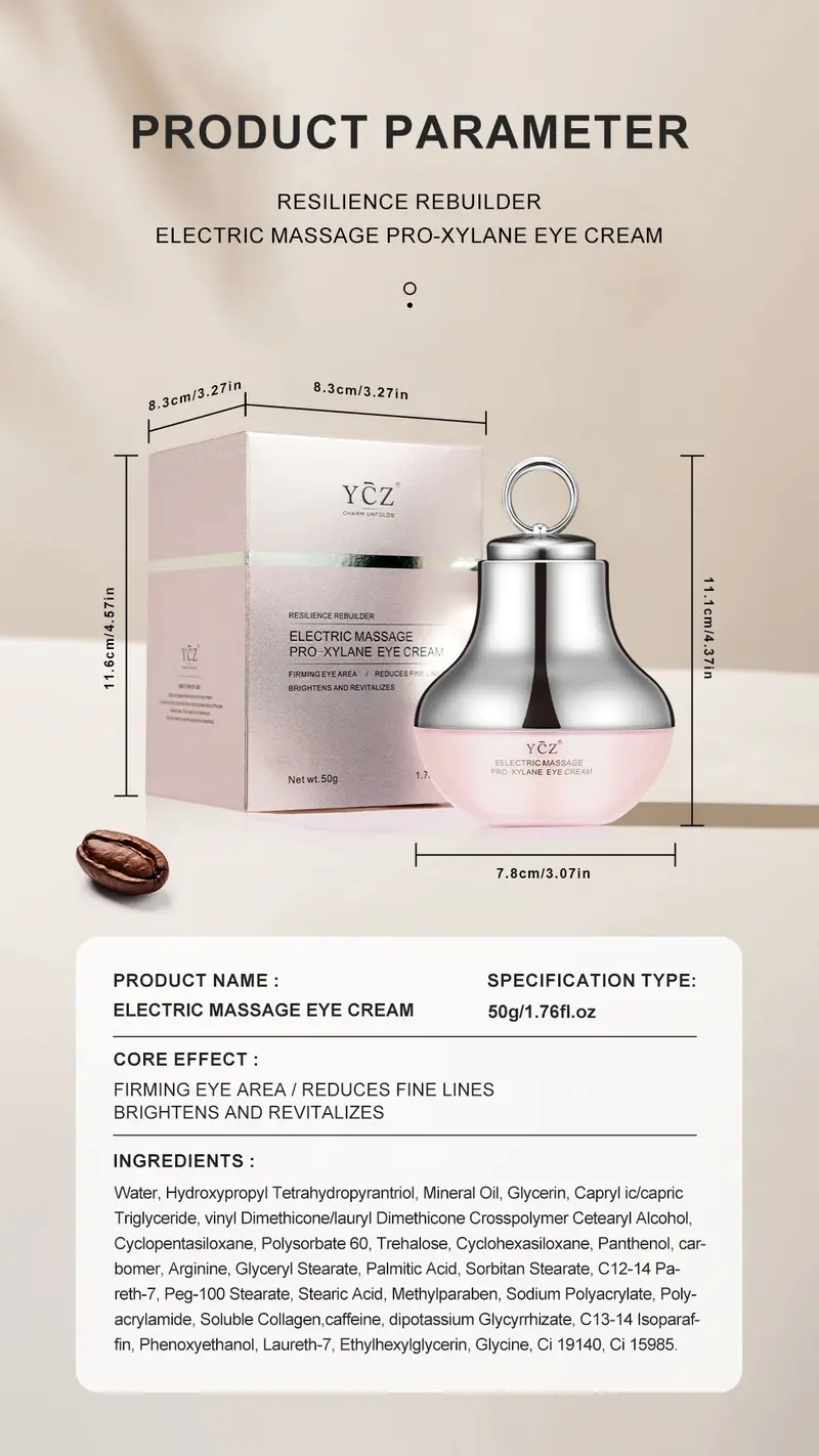 Product Introduction of YCZ Neck-Eye Care Tightening & Revitalizing Set - Smooth of Fine Lines. Eye & Neck Treatment. Moisturizer for Enhanced Skin Health - Hydrating Gentle Skincare 26