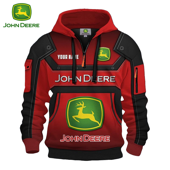 John Deere® 2020: nova camisola desportiva para atividades ao ar livre com forro de caxemira