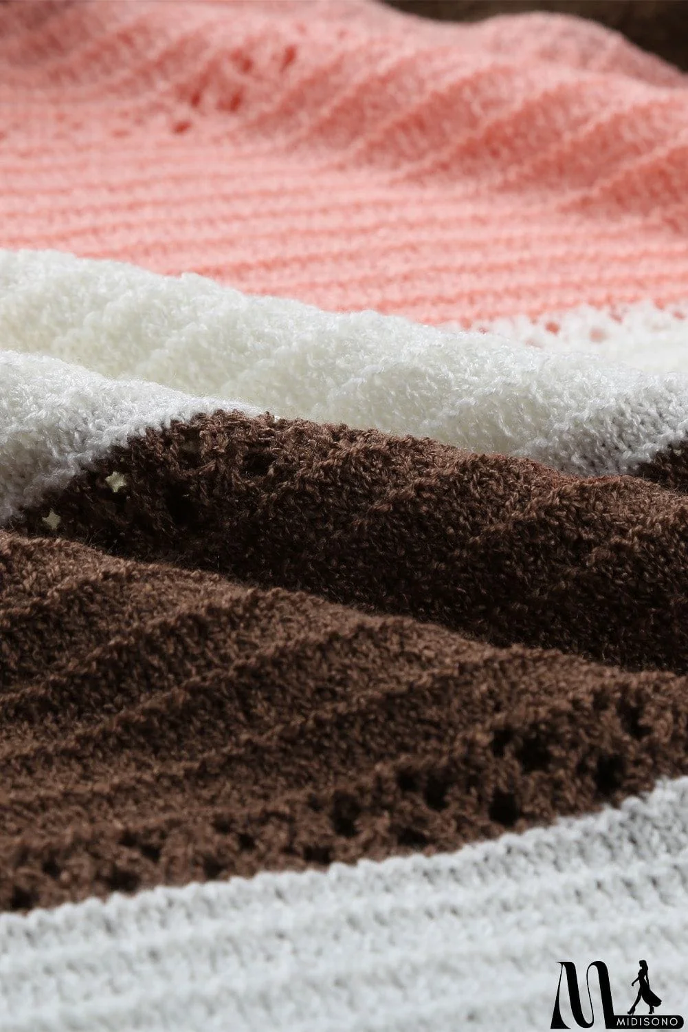 MidiSono - Classic Beach Bonfire Knitted Hoodie