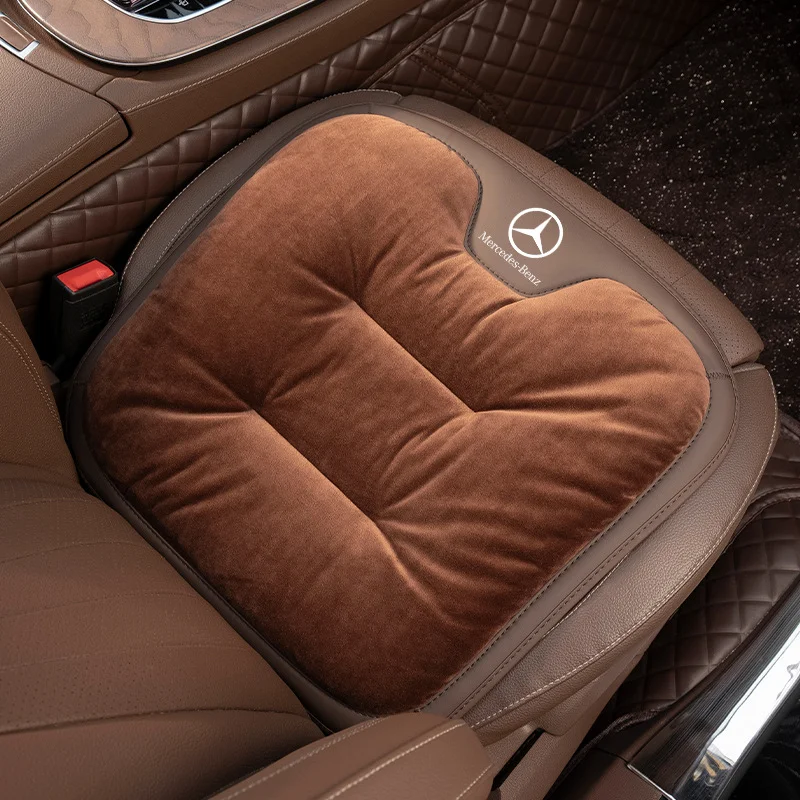 Car short plush winter seat cushion