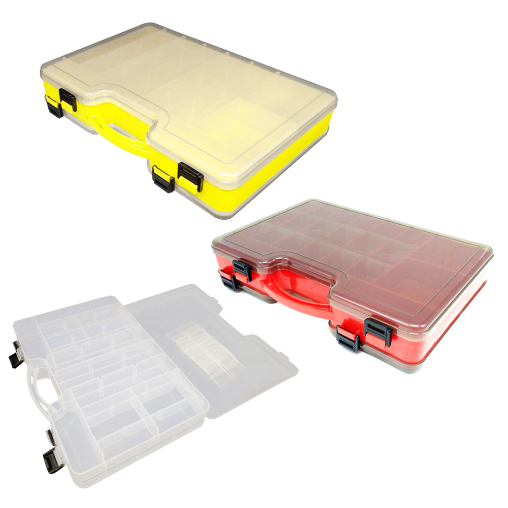 

Fishing Tackle Box with Removable Dividers Lure Hook Storage Carrying Box, 501 Original