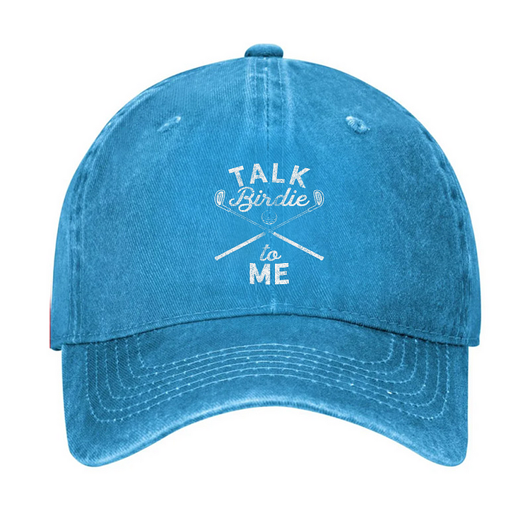 Talk Birdie to Me Funny Golf Hat