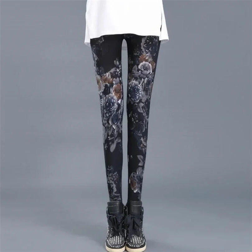 CUHAKCI Pencil Pants Women Jeggings Lady Casual Workout Sexy Leggings Fitness High Waist Trousers