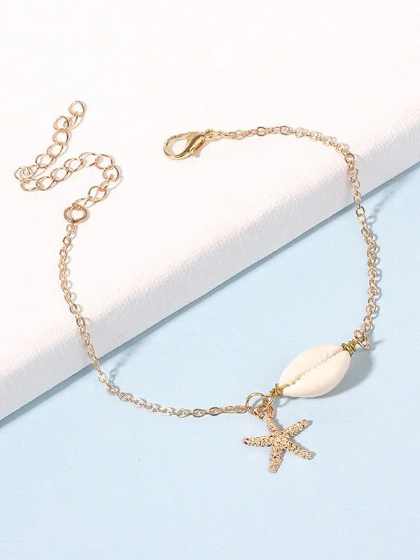 Letclo™ Starfish Shell Anklet letclo Letclo