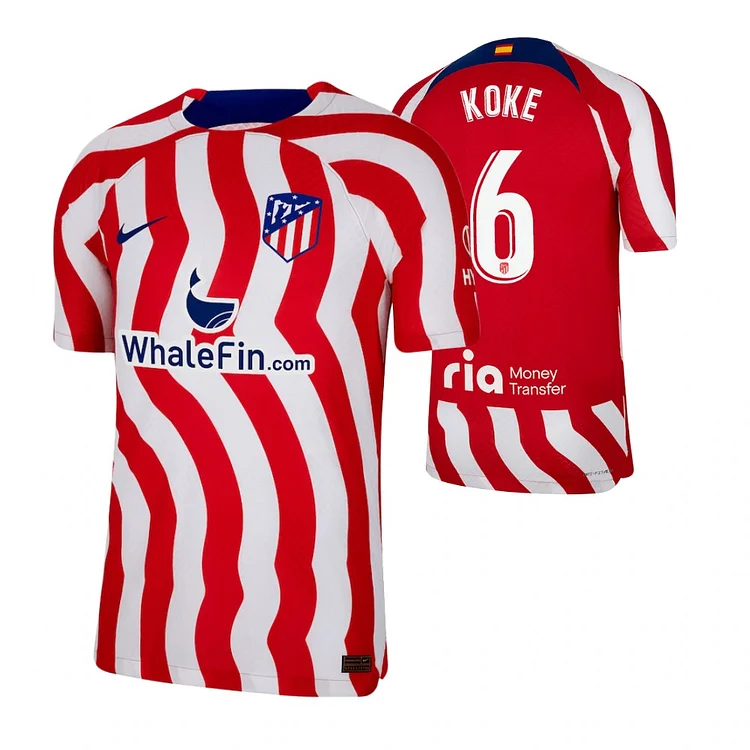 Maillot Atlético Madrid Koke 6 Domicile 2022-2023