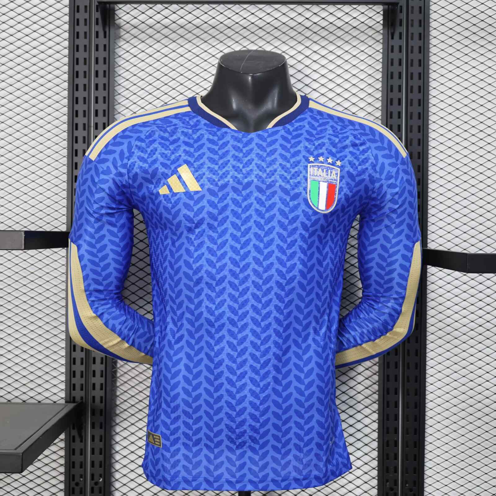2026 Player Version Long Sleeves Italy National Team Home Football Jersey（The player version jersey is a bit tight, please pay attention to the size selection）
