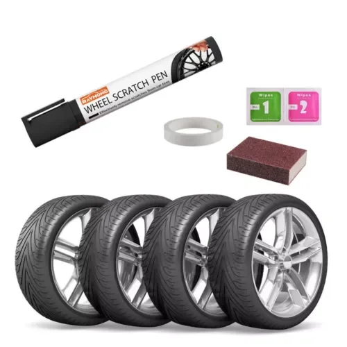 Dronehint Car Parts Wheel Rim Scratch Repair Pencil Touch Up Paint Tool Kit Accessories (For: GMC) Parts