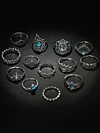 Vintage Lotus Animals Various Styles 13pieces Rings