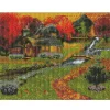 Small Bridge With Flowing Water  | Full Round Diamond Painting Kits