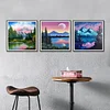 9Pack Landscape-Full Round Diamond Painting(30x30cm)