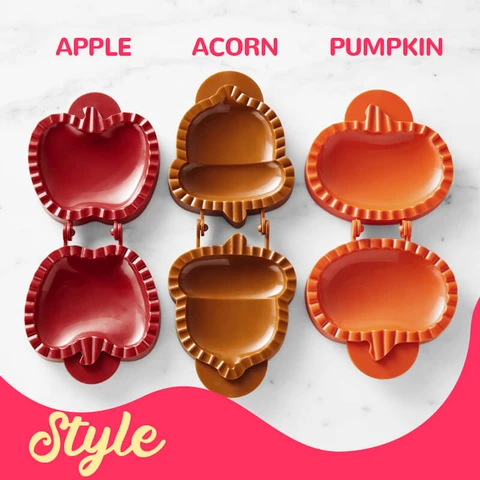 🔥Hot Sale: 50%OFF- Pocket Pie Molds: Apple,Pumpkin & Lattice