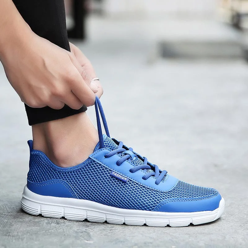 MWY Men Shoes Lightweight Sneakers Breathable Mesh Casual Shoes For Men Fashion Footwear Zapatillas Hombre Men Trainers Shoes