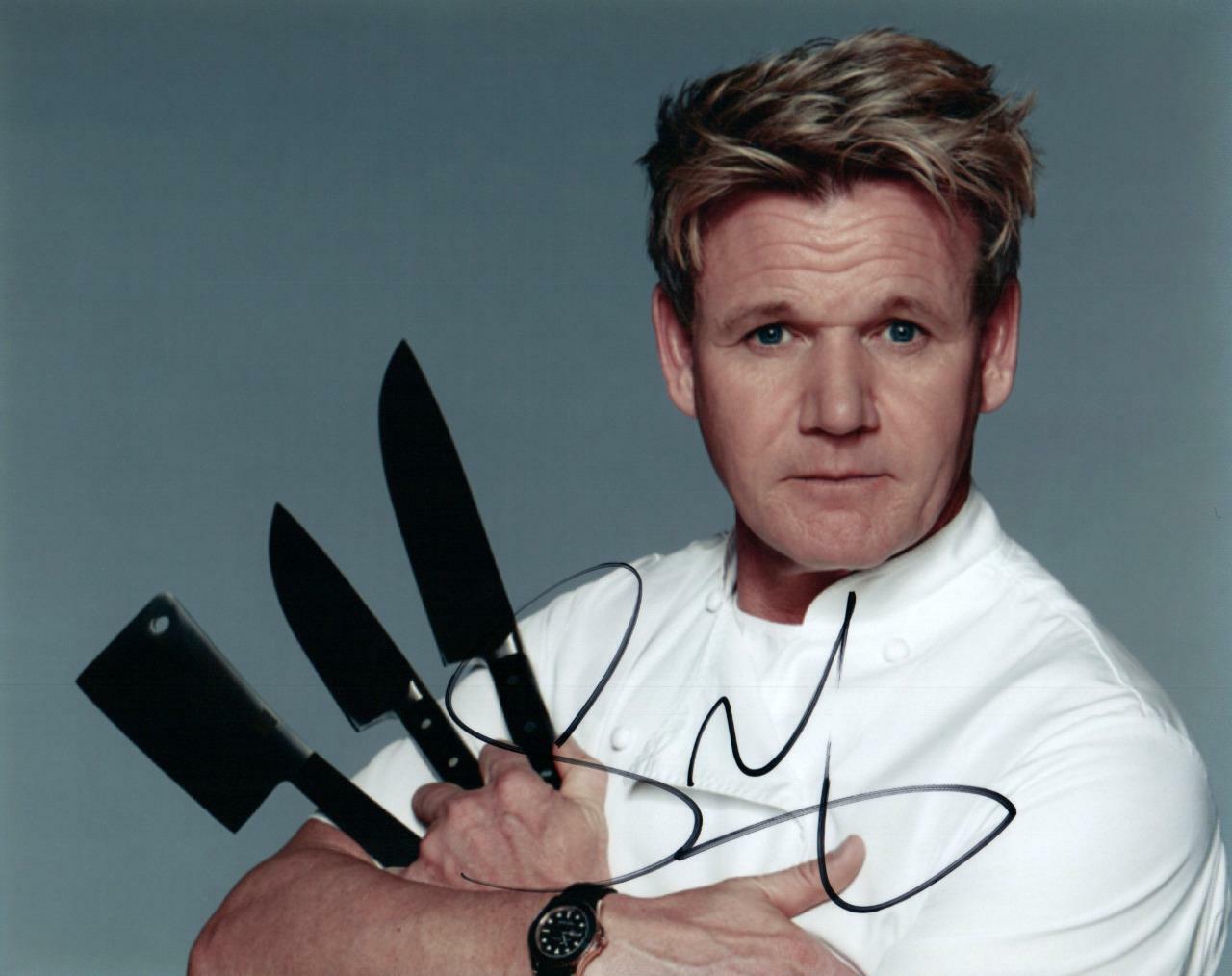 Gordon Ramsay Signed 8x10 Photo Poster painting Autographed Picture plus COA