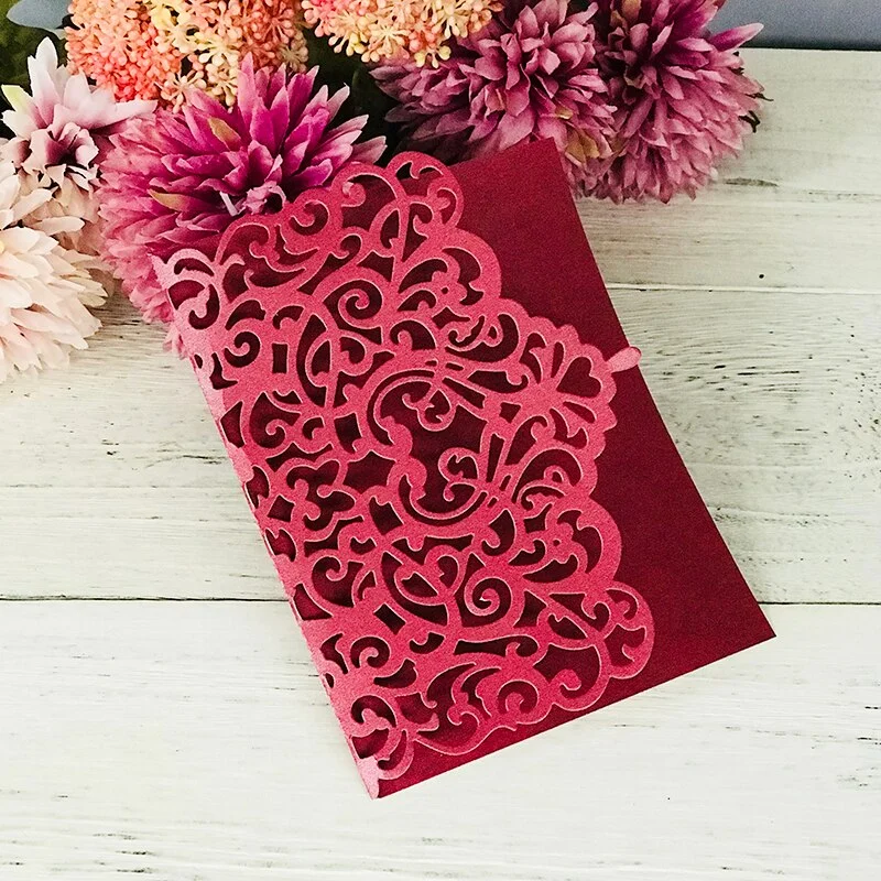 Wedding Invitation Dies Scrapbooking Metal Cutting Dies New 2019 Valentine's Day Decoration Craft Dies Cut for Card Making