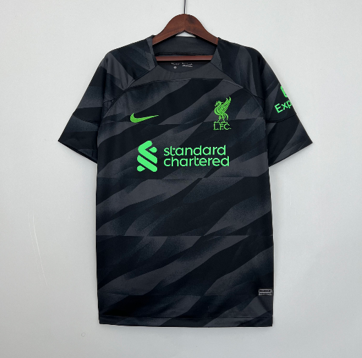 2023/2024 Liverpool Goalkeeper Black Football shirt