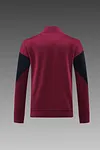 2024/2025 Barcelona Long Zipped Jacket Training Suit Red Football Shirt 1:1 Thai Quality Set