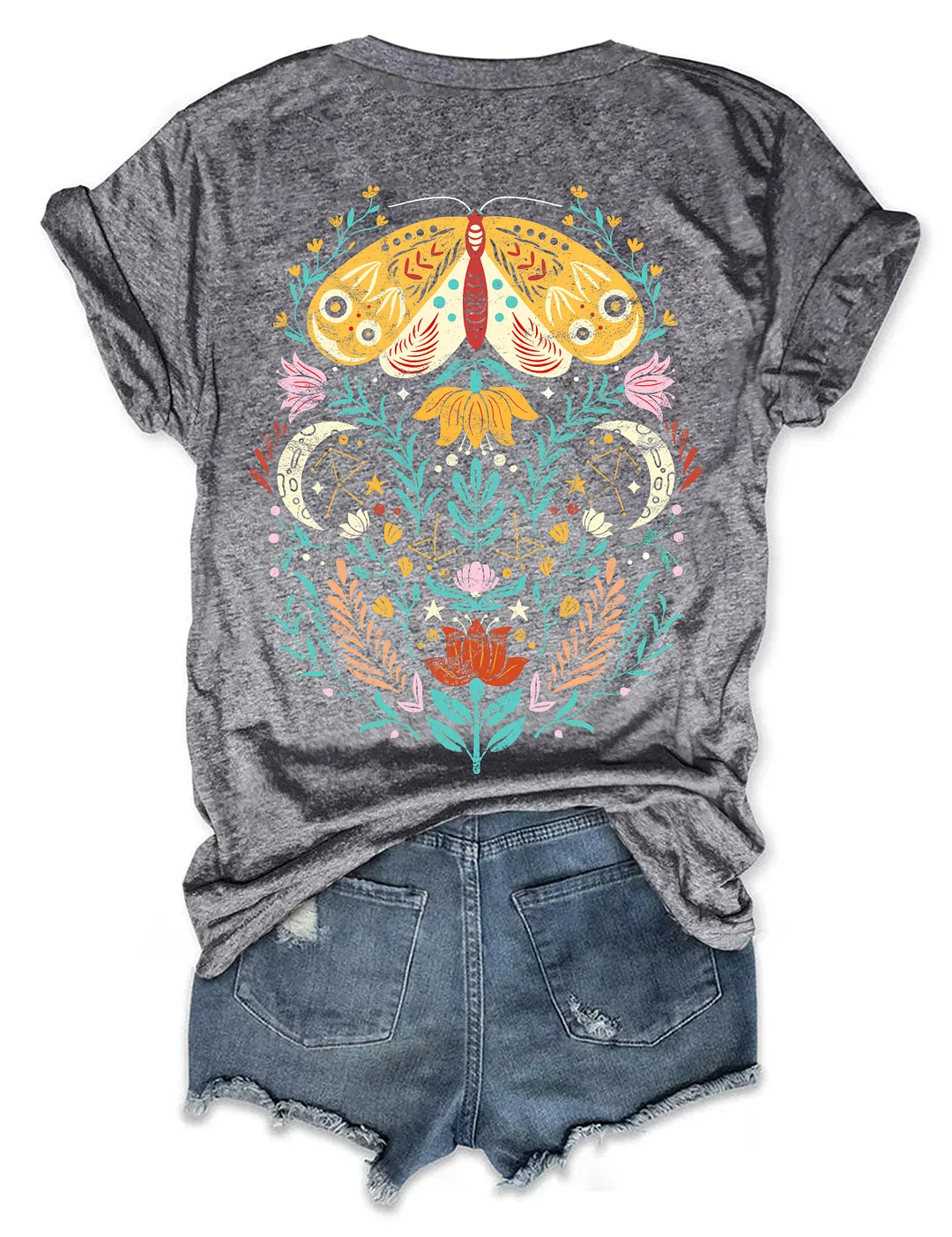Celestial Moth Butterfly T-shirt