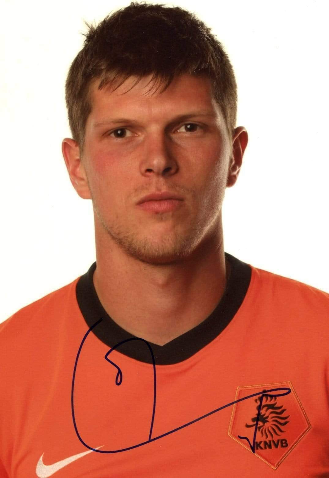 SOCCER Klaas-Jan Huntelaar NETHERLANDS NATIONAL TEAM autograph, signed Photo Poster painting