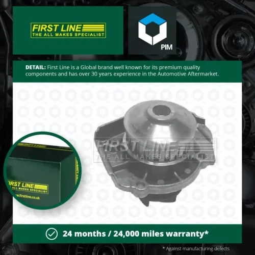 Water Pump fits FIAT PUNTO 176 1.2 93 to 99 Coolant Firstline 46423351 46523351 Parts
