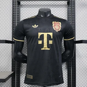 2024/2025 Player Version Bayern Munich 125th Anniversary Edition Black Football Shirt 1:1 Thai Quality