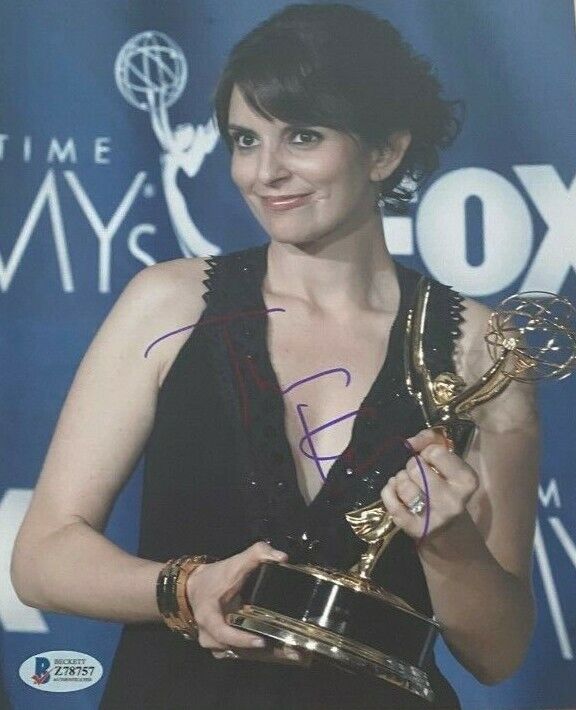 Tina Fey signed autographed 8x10 Photo Poster painting 30 Rock SNL Beckett Authenticated