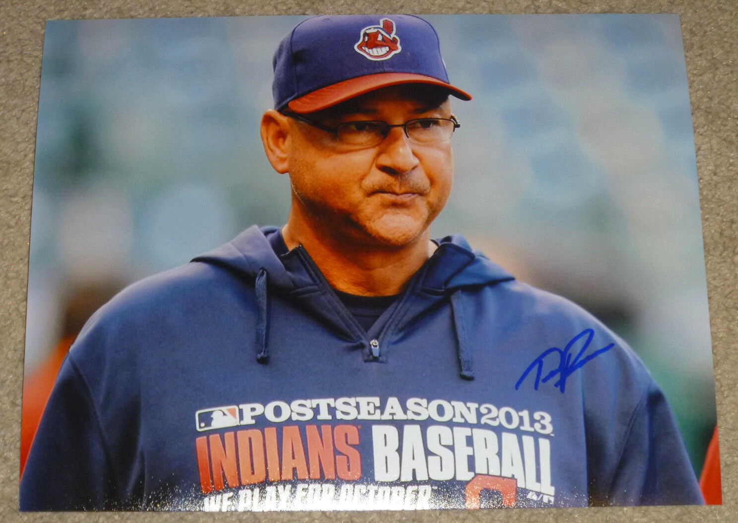Terry Francona Authentic Signed 8x10 MLB Photo Poster painting Autographed, Cleveland Indians