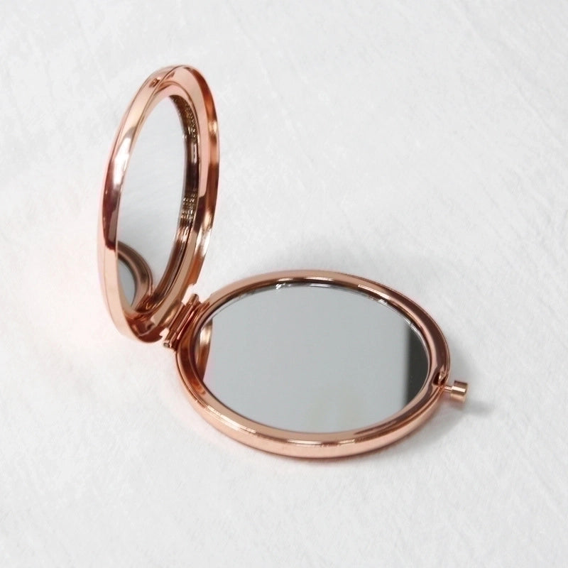 Casual Solid Color Metal Mirror 1 Piece