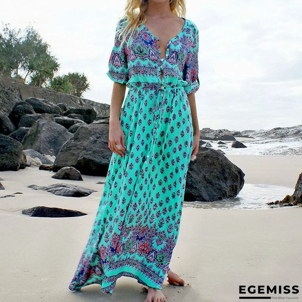 Beach Dress New Bohemian Ladies Long Dress | EGEMISS