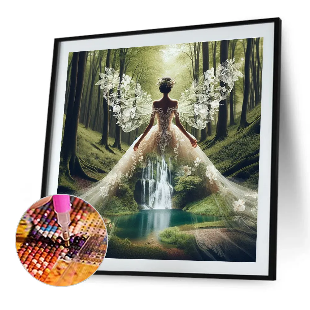 Diamond Painting - Full Round Drill - Princess Silhouettes(Canvas|40*40cm)