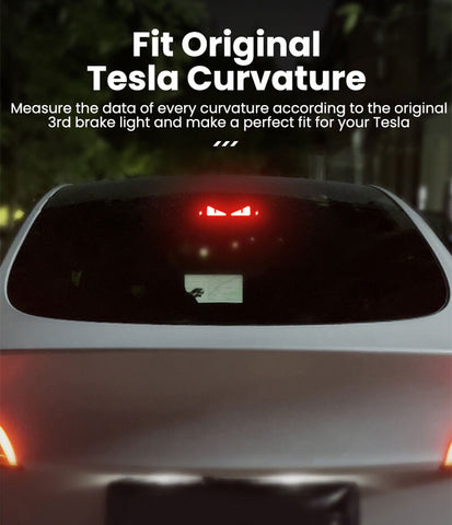 Tesla Model 3/Y Custom Rear Windscreen High Mount Brake Light Projection Board - TESLASY