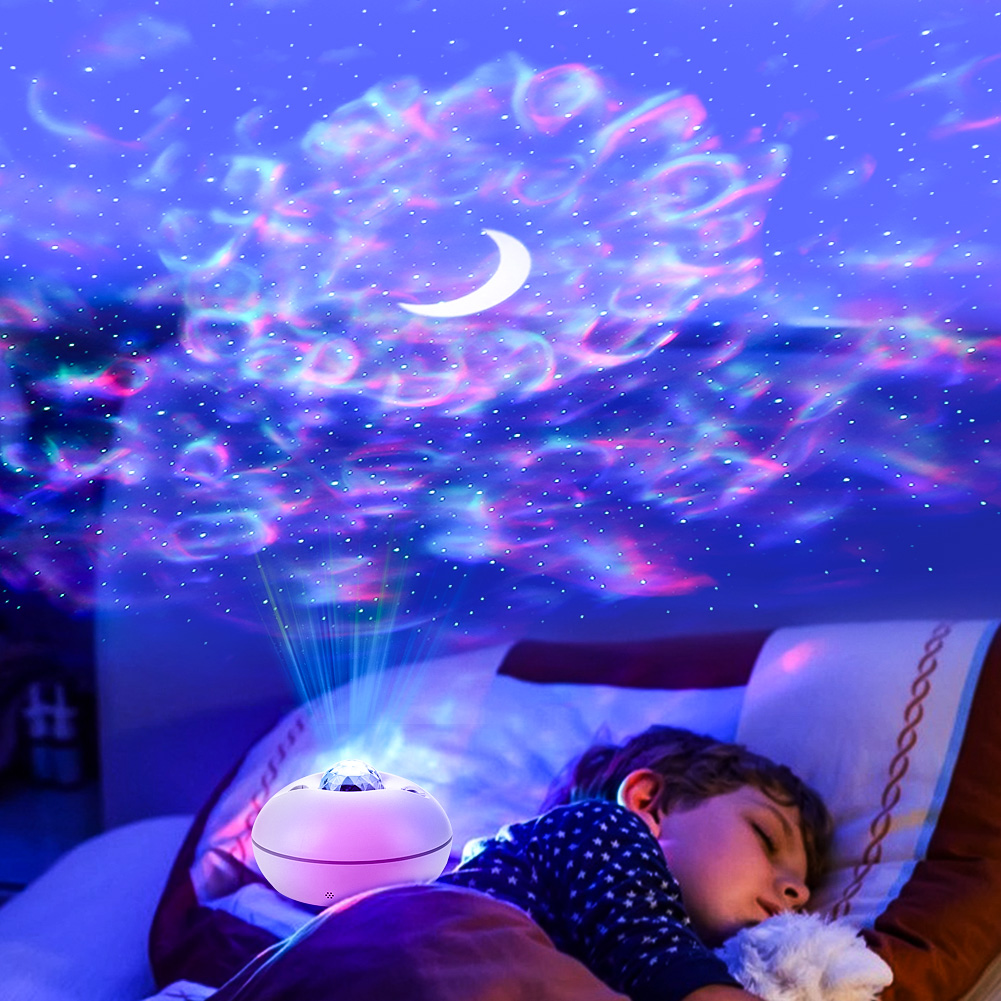 

Starry Sky USB Remote Control Laser Water Wave-Bluetooth Laser Projector Night Light, 501 Original