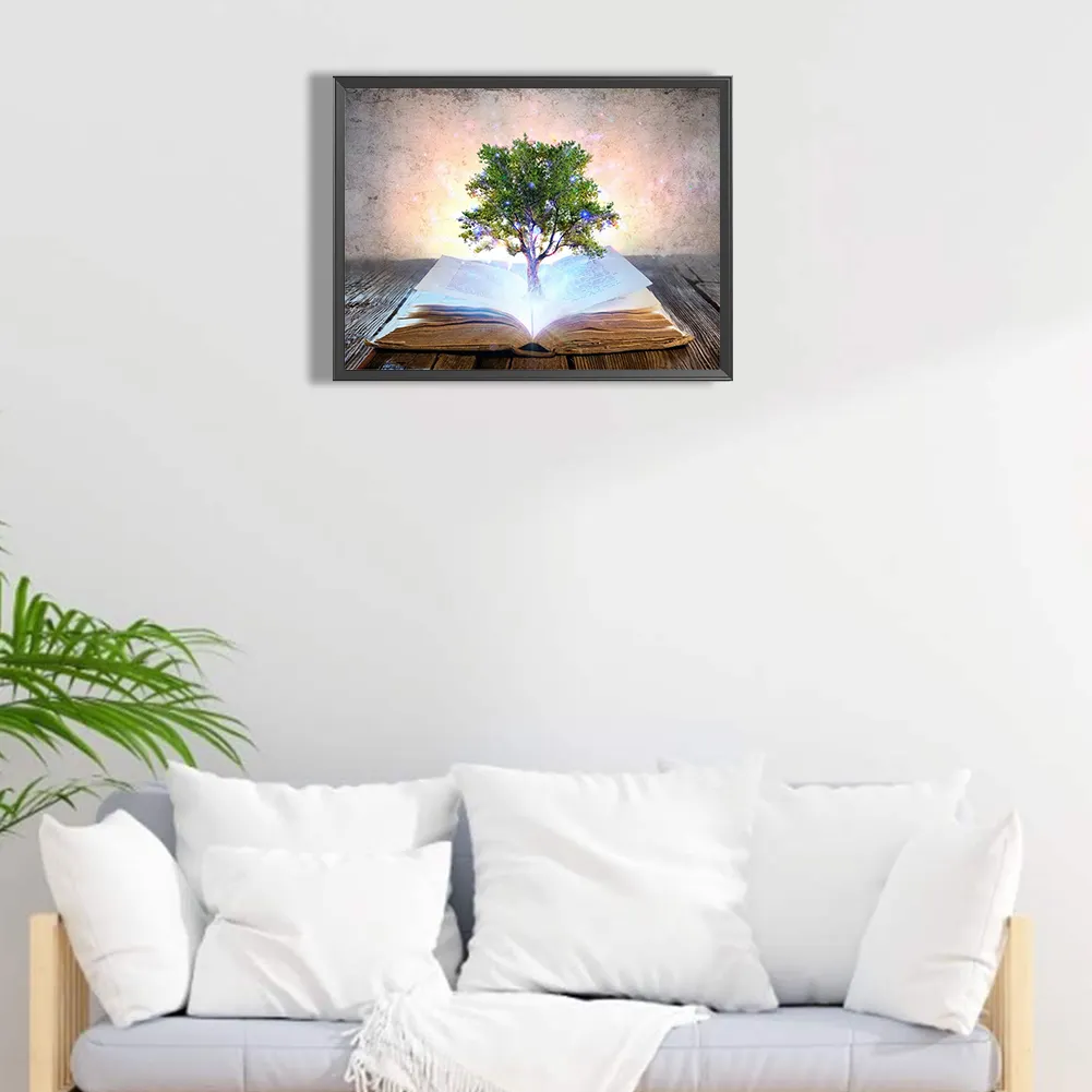 Full Round Diamond Painting 40*30cm - Magic Tree