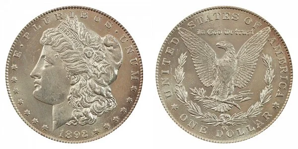 1892-CC Morgan Silver $1 Dollar
