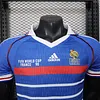 2025 Retro Player Version France Blue Football Shirt 1:1 Thai Quality