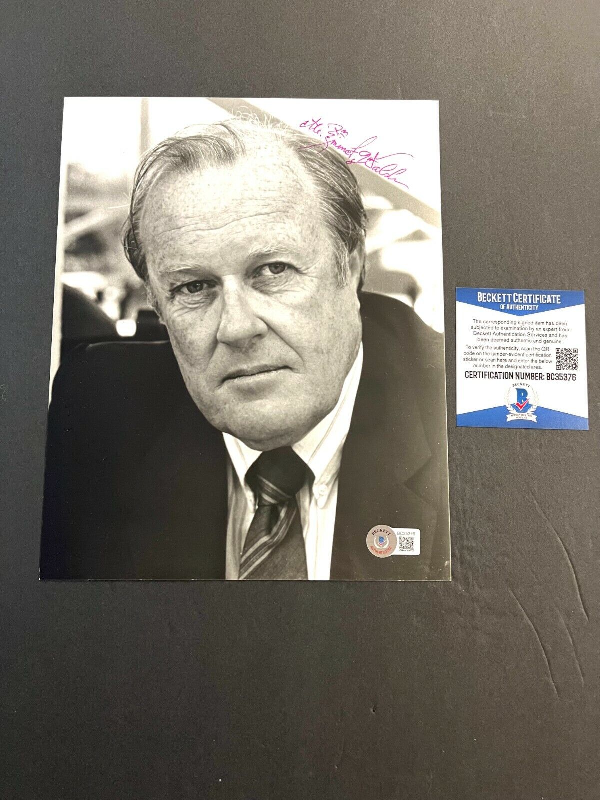 M. Emmett Walsh Rare! signed autographed classic 8x10 Photo Poster painting Beckett BAS coa