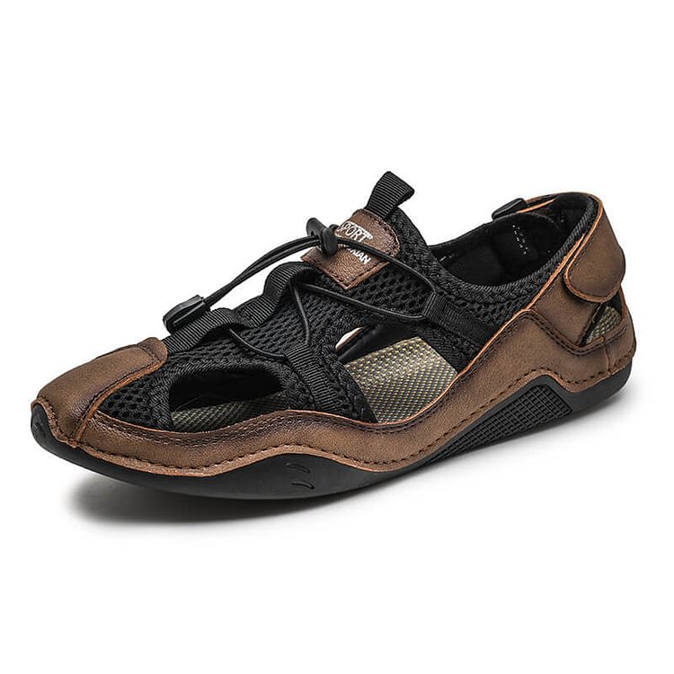 Men's Outdoor Hiking Sandals Protective Topcap Water Shoes