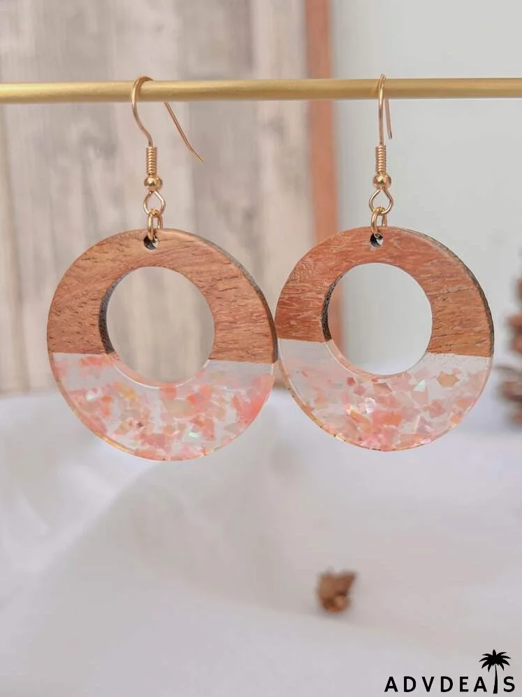 Circle Drop Earrings