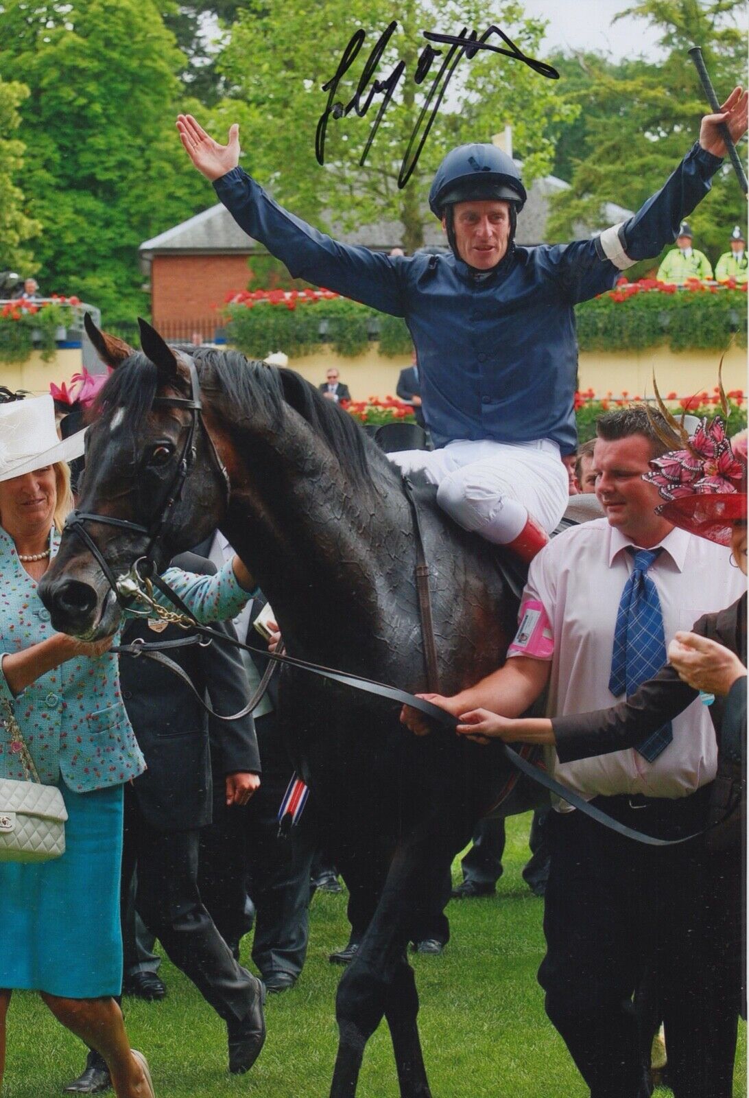 JOHNNY MURTAGH HAND SIGNED 12X8 Photo Poster painting YEATS HORSE RACING AUTOGRAPH