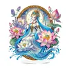 (US Local)Acrylic Print Lotus Girl DIY Desktop Ornaments Kit