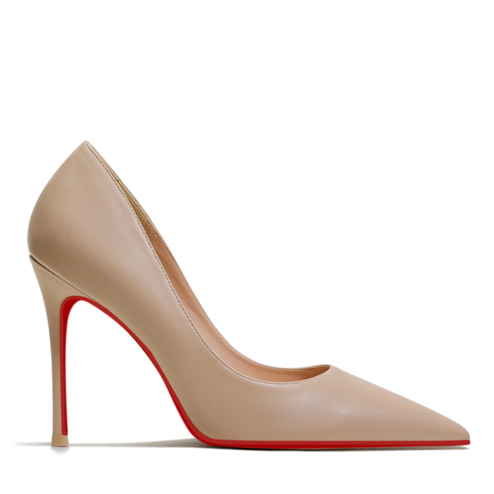 Red Bottom Matte Pumps High Heels Party Daily Women Shoes-MERUMOTE