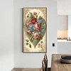 (40*70cm)Flower - Full Round Drill Diamond Painting