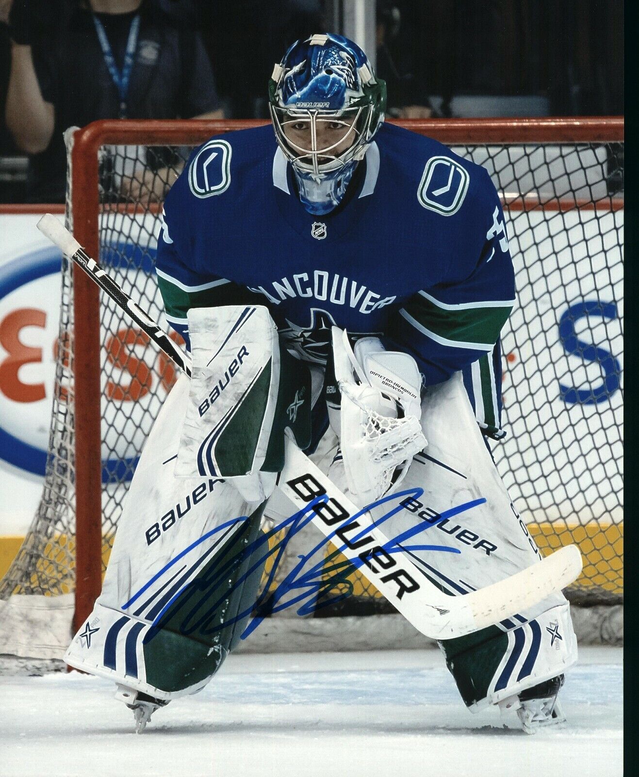 Vancouver Canucks Michael Dipietro Autographed Signed 8x10 NHL Photo Poster painting COA #2