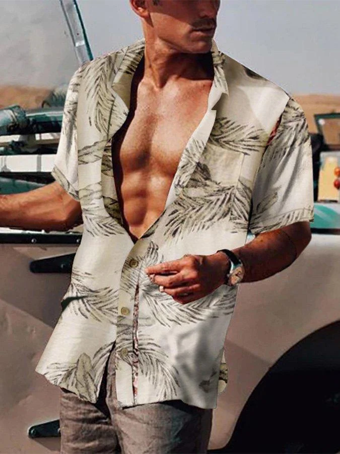 Printed Casual Short Sleeve Shirt
