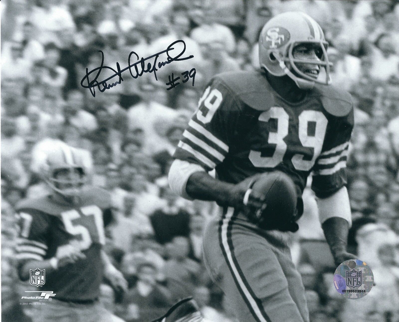 Signed 8x10 KERMIT ALEXANDER San Francisco 49ers Autographed Photo Poster painting - w/ COA