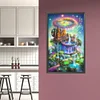 Rainbow Wonderland - runder Bohrer Diamond Painting - 45*70cm (große Größe Teil-AB-Bohrer)