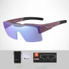 Cycling Glasses Polarized Color Changing Flip Cover Myopia Set Goggles