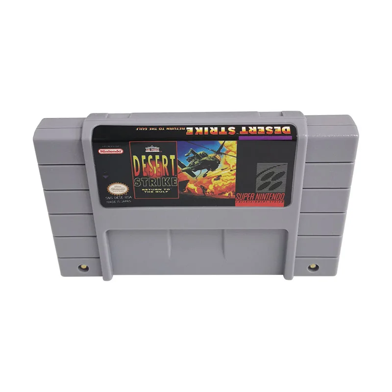 Desert Strike: Return to the Gulf SNES For Super Nintendo Entertainment System - 16 Bit US Version Game Cartridge