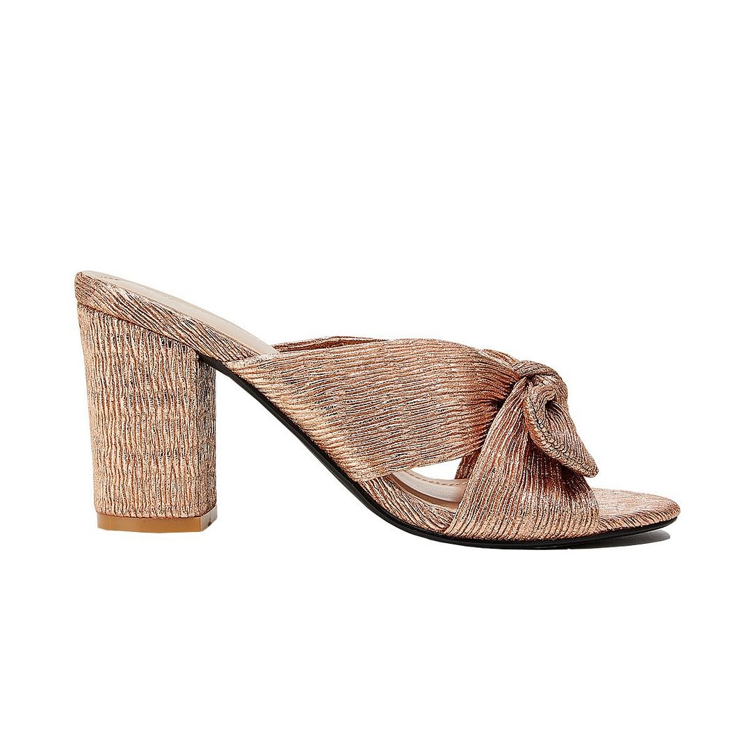 chunky block sandals