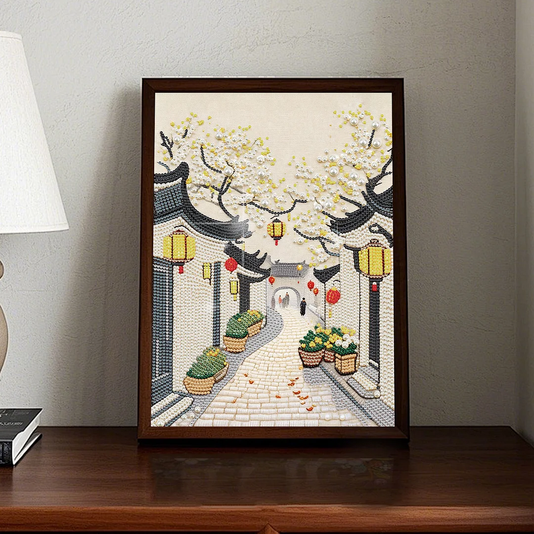 Diamond Painting - Partial Special Shaped Drill - Alley(Canvas|30x40cm)